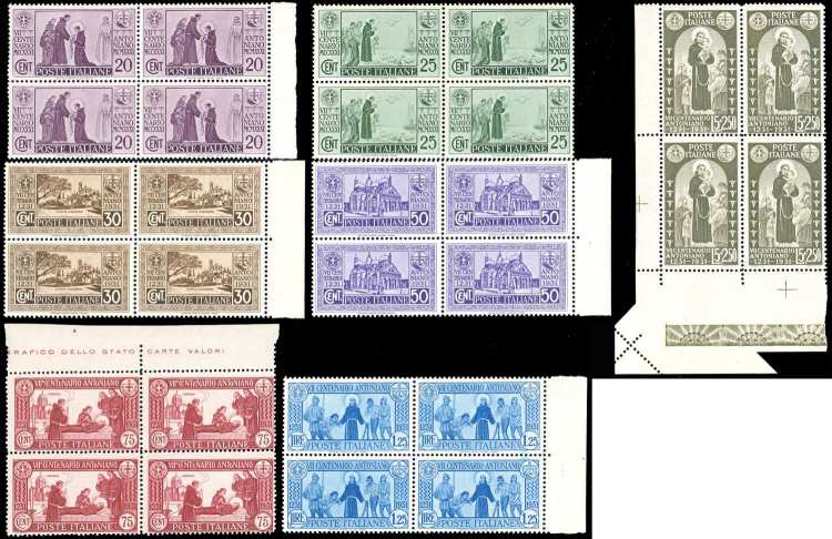 1931 - S. Antonio, serie completa ... 