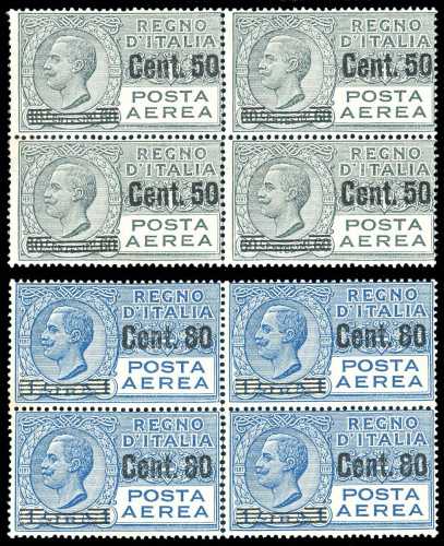 1927 - Soprastampati (8/9), ... 