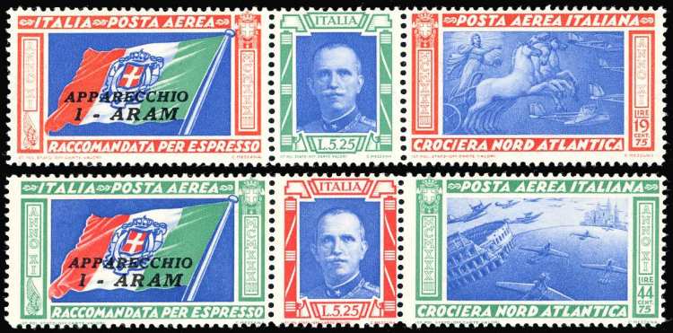 1933 - Trittici I-ARAM (51/52), ... 