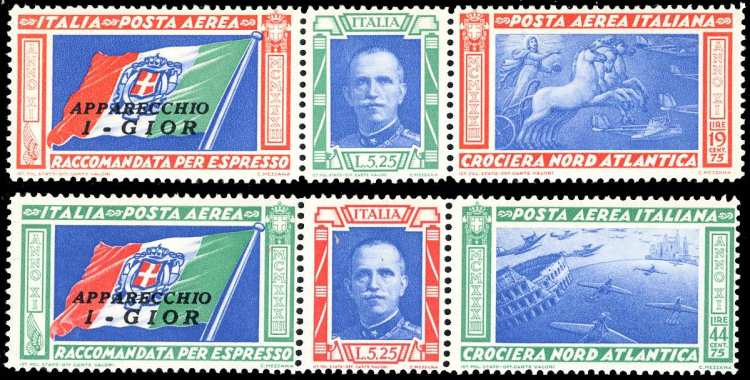1933 - Trittici I-GIOR (51G/52G), ... 