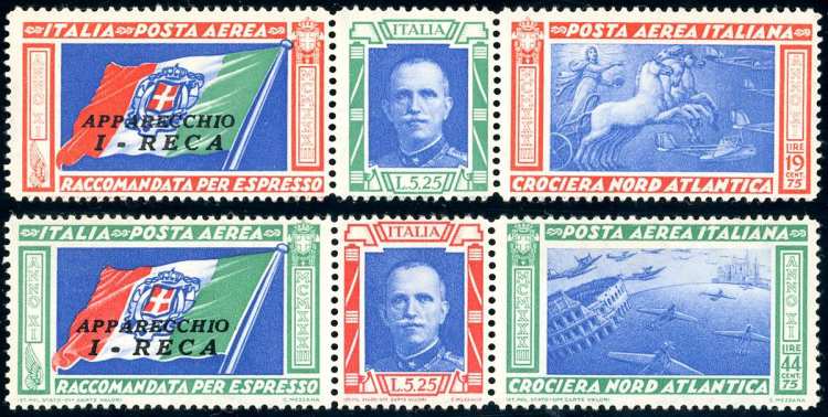 1932 - Trittici I-RECA (51Q/52Q), ... 