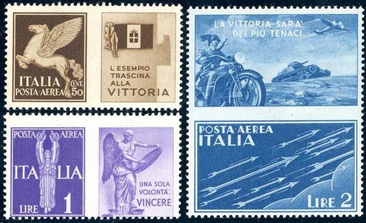 1942 - Non emessi, serie completa ... 