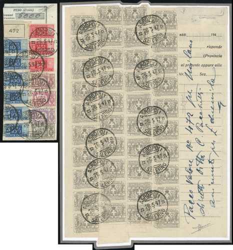 1947 - 3 lire Previdenza ... 