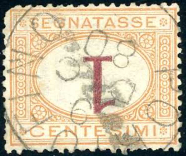 1870 - 1 cent. ocra e carminio, ... 