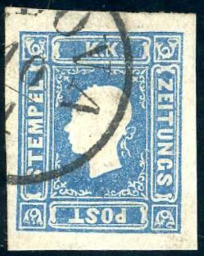 1858 - 1,05 soldi azzurro (8), ... 