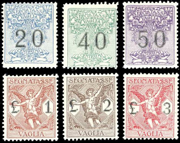 1924 - Serie completa (1/6), gomma ... 