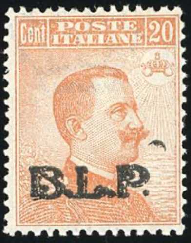 1923 - 20 cent. soprastampato BLP, ... 