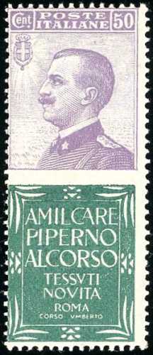 1924 - 50 cent. Piperno (13), ... 