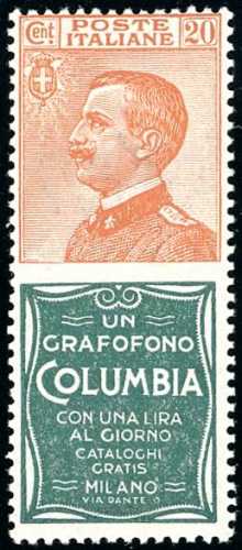 1925 - 20 cent. Columbia, non ... 