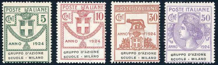 GRUPPO DAZIONE SCUOLA MILANO 1924 ... 