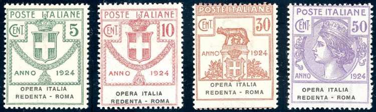 OPERA ITALIA REDENTA ROMA 1924 - ... 