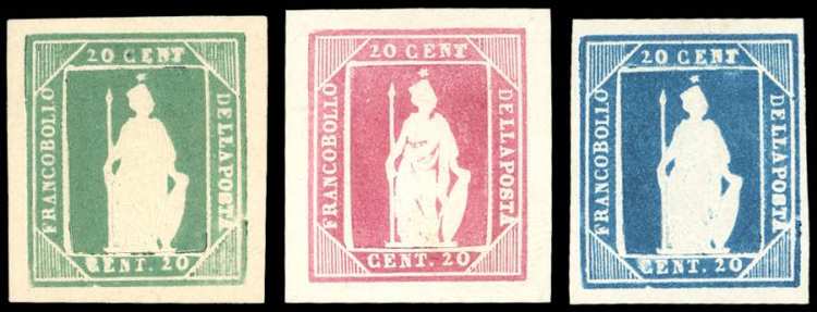 1862 - 20 cent. saggi Thermignon ... 