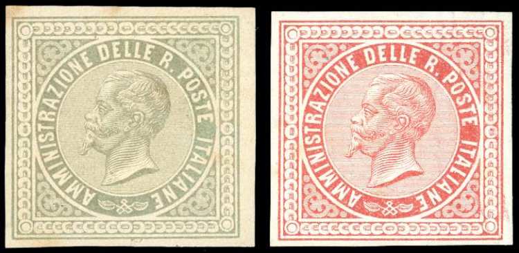 1863 - Due saggi raffiguranti ... 