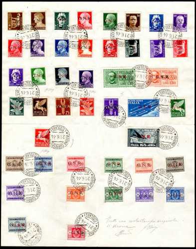 1944 - Soprastampati G.N.R., ... 