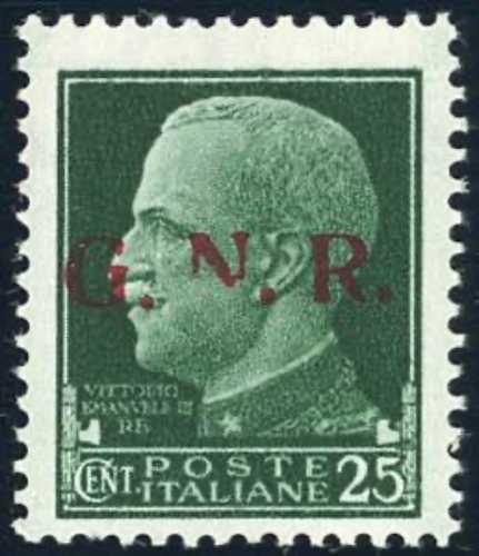 1943 - 25 cent., soprastampa ... 