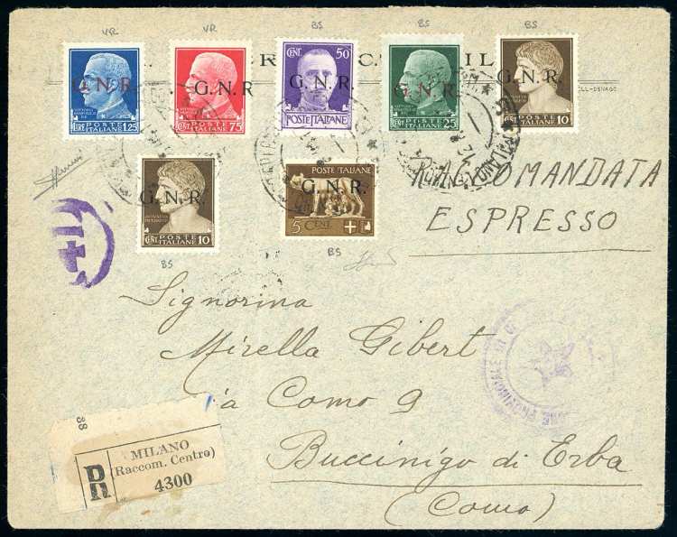 1944 - 75 cent., soprastampa ... 