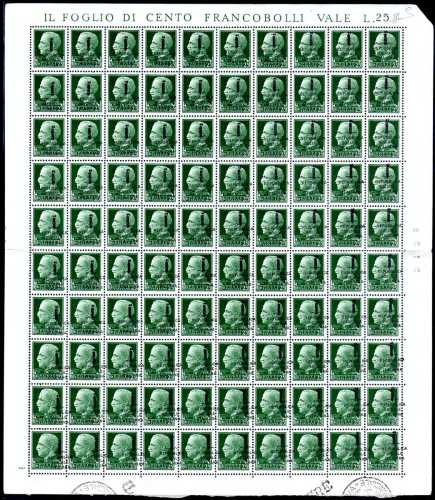 1944 - 25 cent. soprastampato ... 