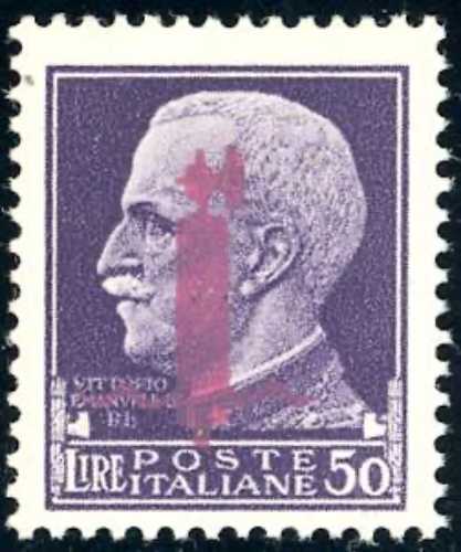 1944 - 50 lire soprastampato ... 