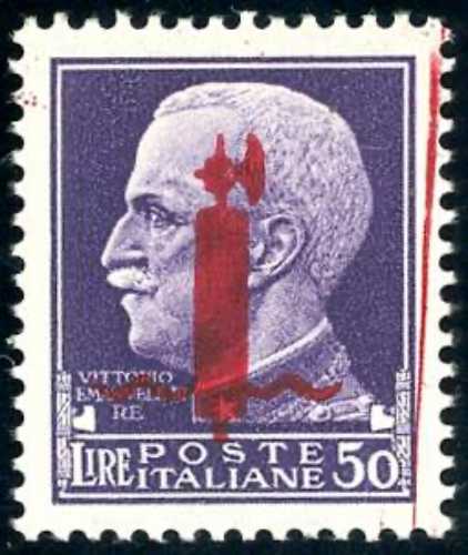 1944 - 50 lire soprastampato con ... 