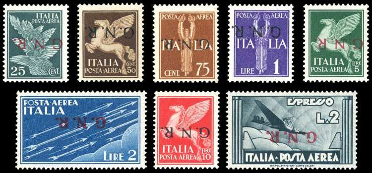 1944 - Soprastampati G.N.R., ... 