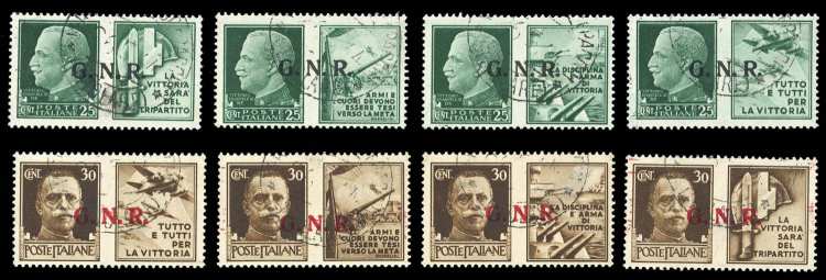 1944 - 25 cent., 30 cent., ... 