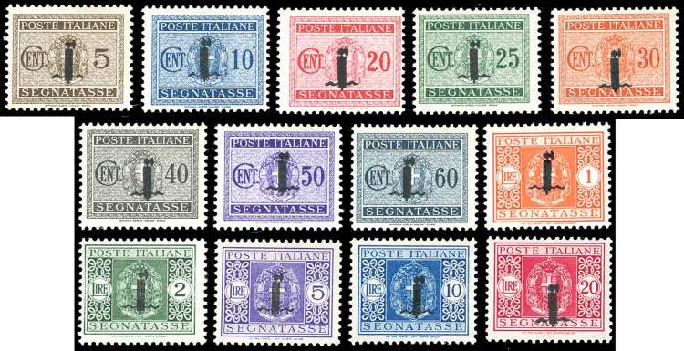 1944 - Soprastampati fascetto, ... 