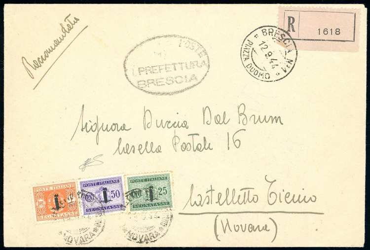 1944 - 25 cent., 50 cent. e 1 lira ... 