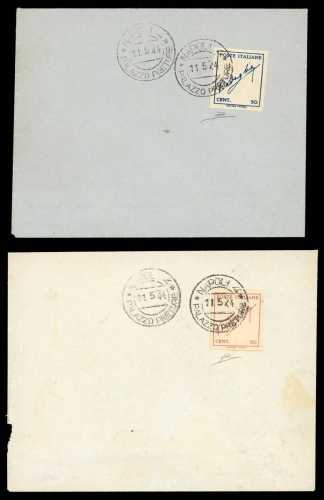 1944 - 50 cent. azzurro e 50 cent. ... 