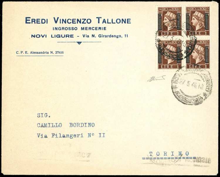 1946 - 1 lira fascetti ... 