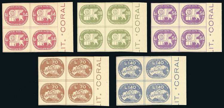 CORALIT 1945 - Leone di S.Marco, ... 