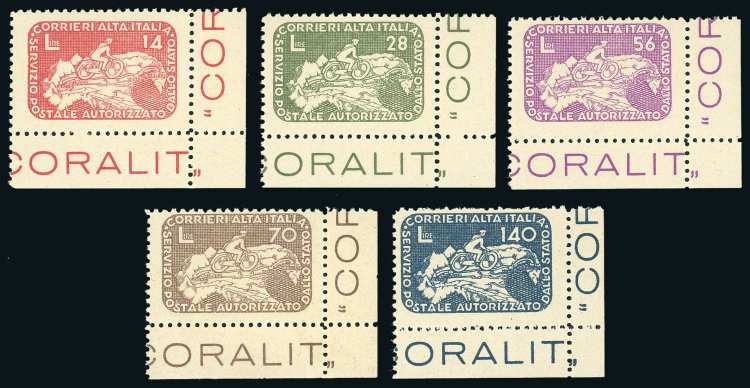 CORALIT 1945 - Ciclista, serie ... 