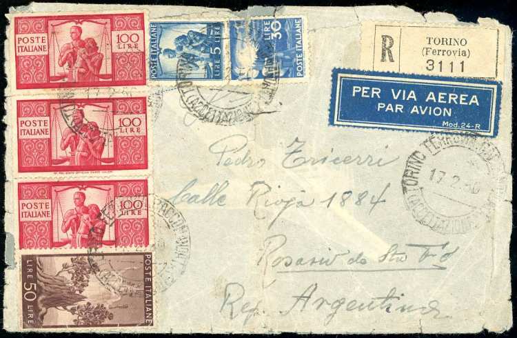 1850 - 100 lire Democratica, carta ... 