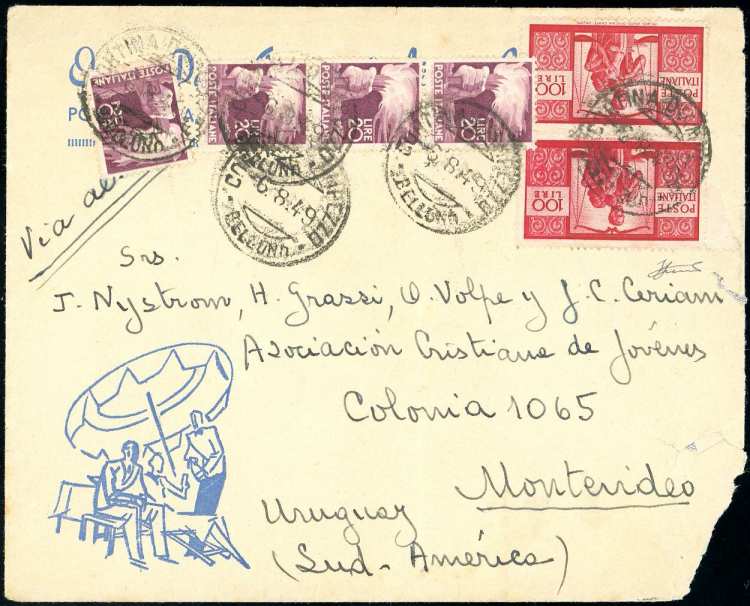 1949 - 100 lire Democratica, carta ... 