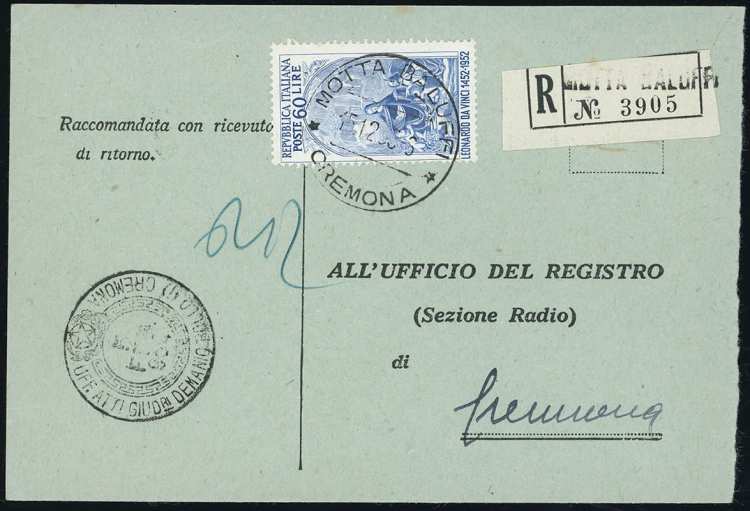 1953 - 60 lire Leonardo (687), ... 