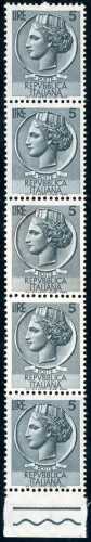 1953 - 5 lire Siracusana, ... 