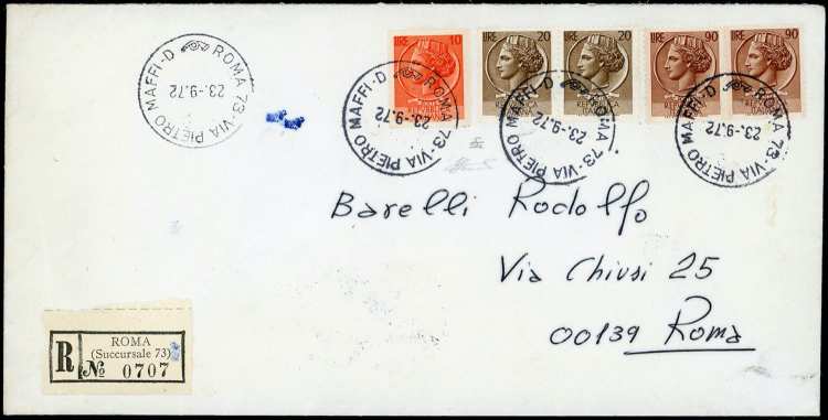 1972 - 10 lire vermiglio, ... 