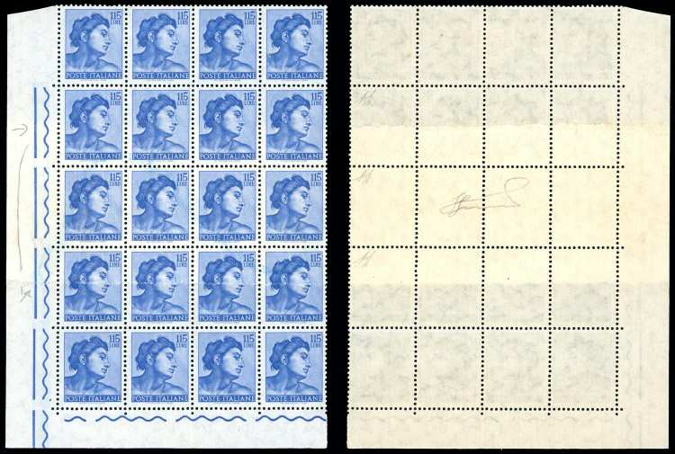 1961 - 115 lire Michelangiolesca, ... 