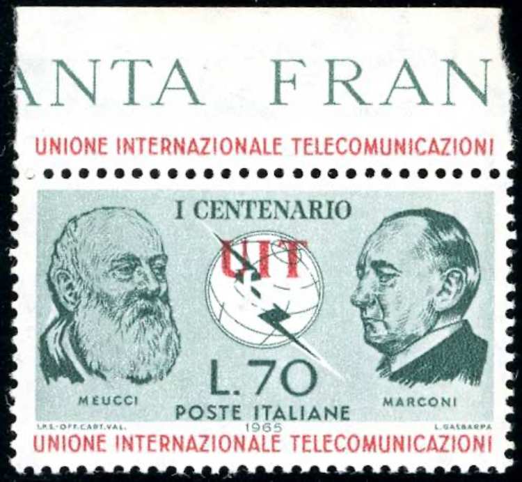 1965 - 70 lire UIT in basso, ... 