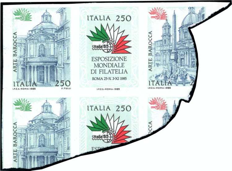 1985 - 250 lire Italia 85, blocco ... 