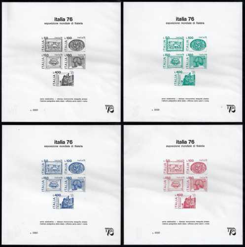 1976 - Italia 76, foglietto ... 