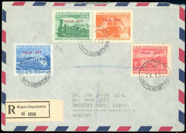 1950 - Ferrovie, serie completa ... 