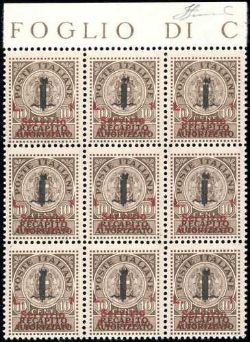 GUIDIZZOLO 1945 - 1 lira su 10 ... 