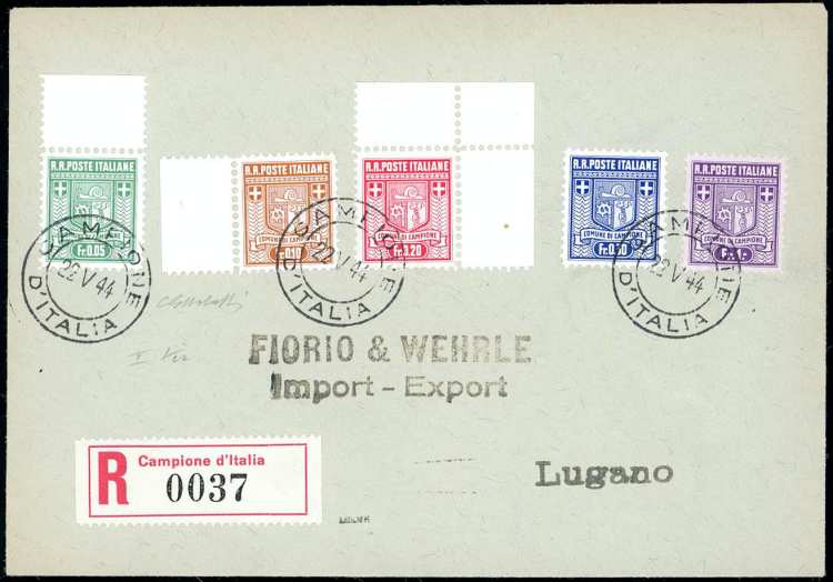 CAMPIONE 1944 - Stemma, I ... 