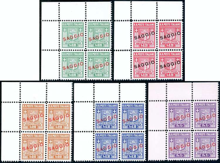 CAMPIONE DITALIA 1944 - Stemma, I ... 