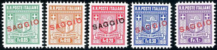 CAMPIONE DITALIA 1944 - Stemma, ... 