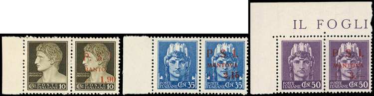 MANTOVA 1945 - 1,90 lire su 10 ... 