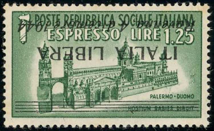 RAVENNA 1944 - 1,25 lire espresso, ... 