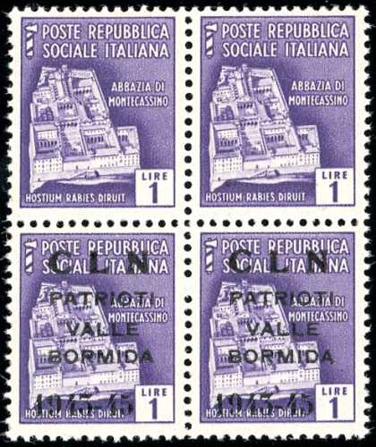 VALLE BORMIDA 1945 - 1 lira, ... 