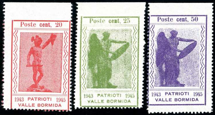 VALLE BORMIDA 1945 - 20, 25, e 50 ... 