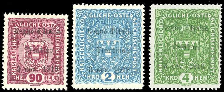 TRENTINO ALTO ADIGE 1918 - 90 h, 2 ... 